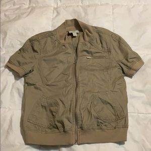 🐝 Anne Taylor LOFT zip up top